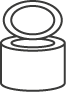 Tins and glass icon