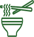 Noodles and rice icon