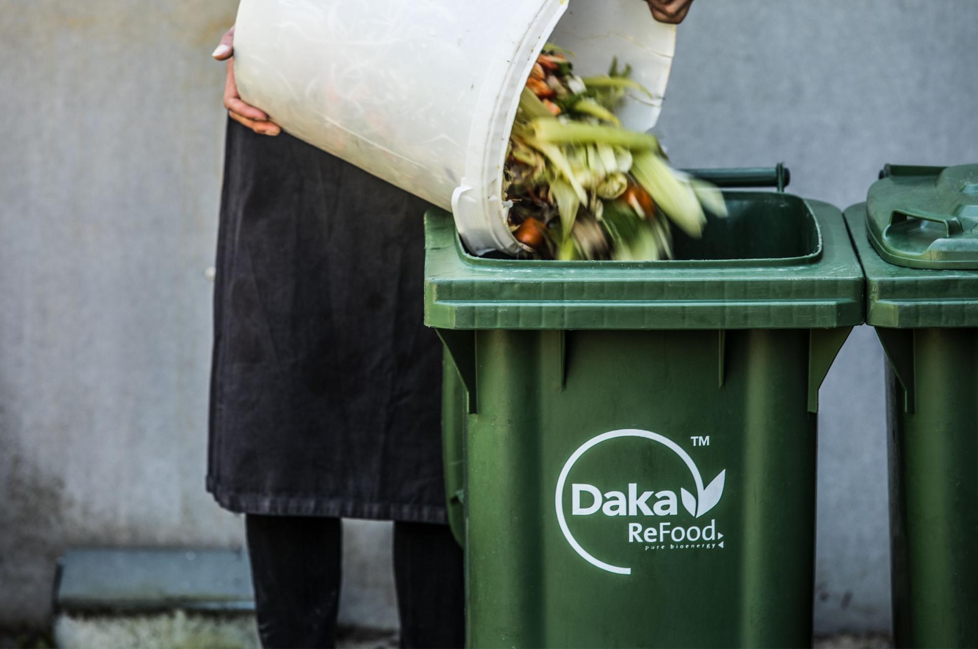 affaldsbeholder fra daka refood
