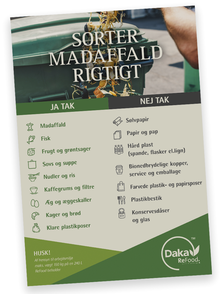 daka refood sorteringsvejledning